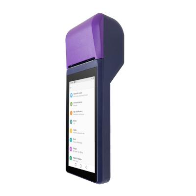China SDK XZY 5 Inch Low Cost Thin 58mm Thermal Printer All Netcom BT5.0 GPS Mini Pos for sale