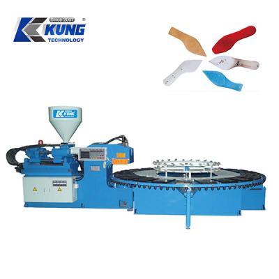 China 24 Stations Automatische PP.TPR.TPU.PVC schijftype injectie gietmachine Te koop
