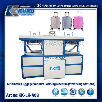 China Automatische vacuümvormmachine voor bagage (2 werkstations) Te koop