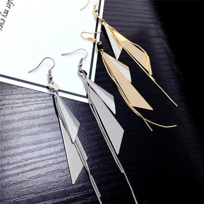 China 2020 Fashion Women TRENDY Jewelry Plated Stainless Steel Earrings For Party for sale