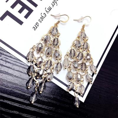 China FASHIONABLE Decoration of Sale Exquisite Crystal Earring For Party Jewelry from China Manufacturer for sale