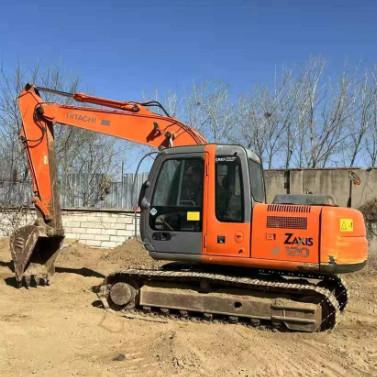 China Gebrauchtes Hitachi ZAXIS 120 Bagger 12 Tonnen Kapazität Volldienstgeschichte Bauwesen Bergbau zu verkaufen