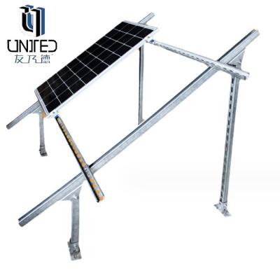 China Flat Ground Photovoltaic Mounting Systems Wind Load Capacity 60m/s 25 Years Warranty for sale