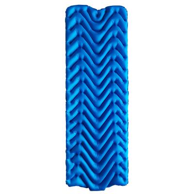China Outdoor Inflatable Direct Foldable Waterproof Foot Inflatable Pad Sleep Pad Camping Mat Durable Light Weight Waterproof For Activities for sale