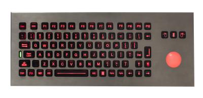 China Waterproof Stand alone movable Industrial Keyboard With Trackball for Army , Navy for sale