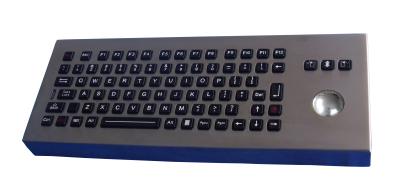 China Waterproof IP65 Desktop Industrial Keyboard With Trackball / rollerball keyboard for sale