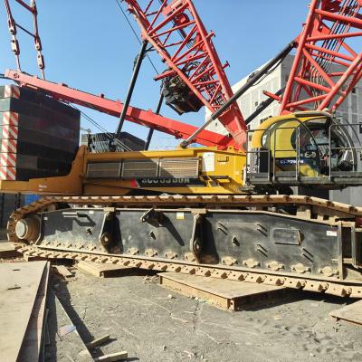 China SANY Equipo de grúa de rastreo de 500T usado Velocidad de viaje de 1,5 Km/h con buena capacidad de control en venta