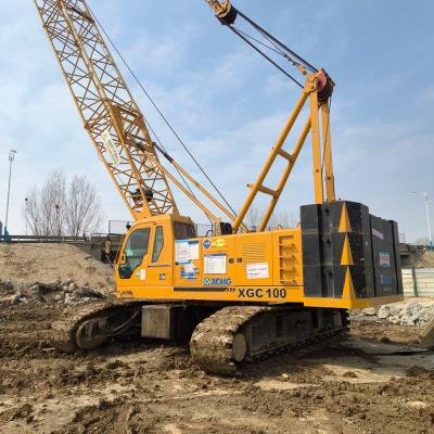 China Cranes de 100 toneladas usados 110m/min Velocidade de elevação para sinergia na engenharia offshore à venda