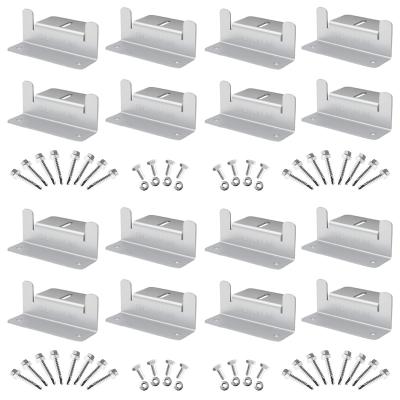 China For RVs 16 units/set, Solar Panel Mounting Z Brackets for solar panels installed on RVs, Boats, Yachts, Wall, Cabins, Other flat surface for sale
