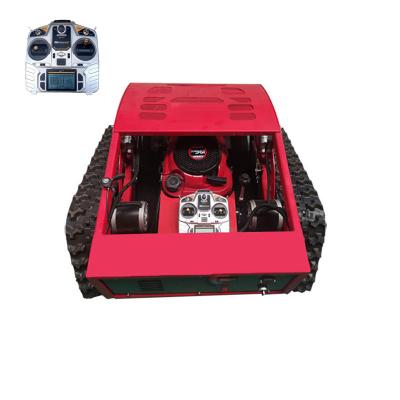 China Mini Grass Cutter Lawnmower Wheel Lawn Mower Remote Control Slope Mower for sale
