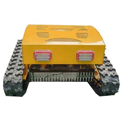 China Grass Cutting Automatic Lawn Mowers Grass Cutter Tractor Mower Crawler OS110 Slope Lawn Mower for sale