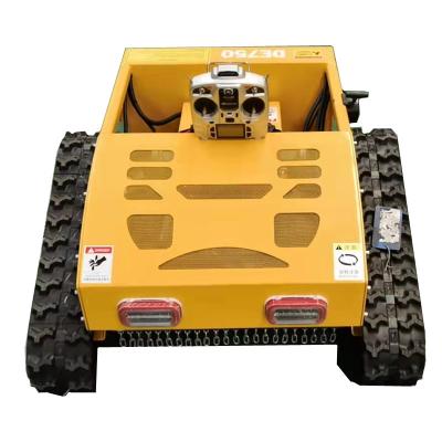 China Grass Cutting Made in China Mini Remote Control Slope Mower Agricultural Automatic Cordless Mower for sale