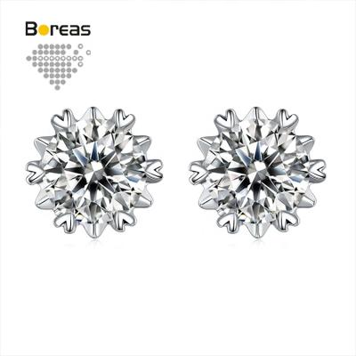 China FASHIONABLE Boreas Solitaire 0.3ct Each Single Classic Round Stud Diamond Earring Lab Grown DEF COUNTER In 14k Gold Unisex Jewelry Gift for sale