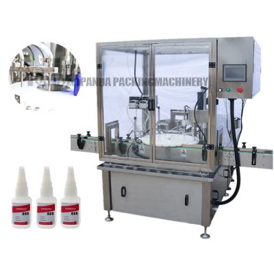 China Super Automatic Nail Polish Gel Gel Filler High Efficiency PLC Control Liquid Filling Machine Bottling Production Line for sale