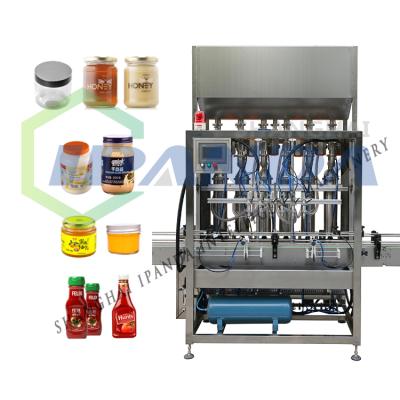 China Automatic Food Jam Filling Machine Jar Jam Filling and Capping Machine for sale