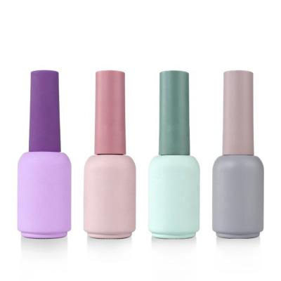 China 10ml Personal Care Netting Round Shape Gel Polish Bottle Empty Glass Bottle With Bottle Cap for sale