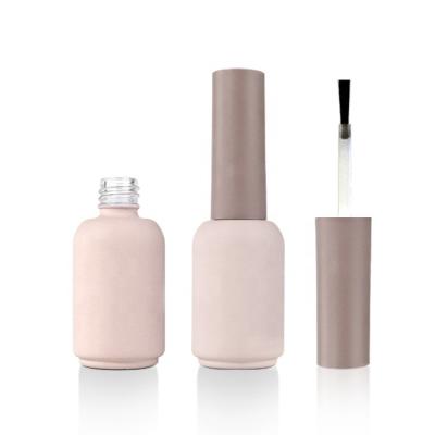 China Big Round Personal Care 10ml Gel Polish Bottle With Custom Color And Logo for sale