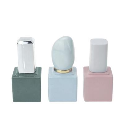 China Personal Care 10ML UV Gel Polish Bottle Empty Gel Polish Cap And Brush for sale