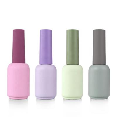 China 10ml Personal Care Netting Round Shape Gel Polish Bottle Empty Glass Bottle With Bottle Cap for sale