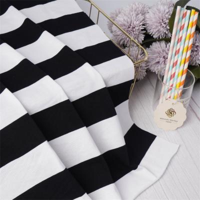 China Breathable And Wear-Resistant Comfortable Striped Knit Fabric For Polo Shirt for sale