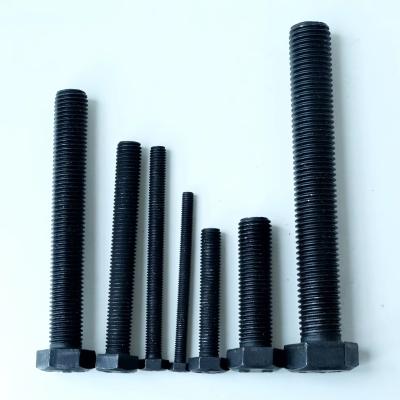 China Schwarz ausgelöscht 8.8 Grad Außenhexagonal Volldraht Schrauben M8-M24 zu verkaufen
