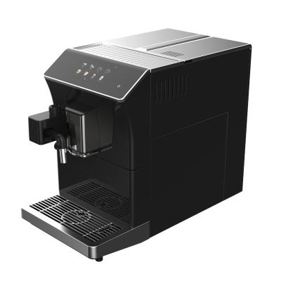 China Hotel 8 Languages HD LCD Touch-operated Full Automatic Display Coffee Machine With Milk Froth Machine for sale