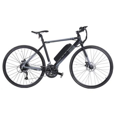 China 2021 New Product 27 Speed Road Ebike Off Road Electric Bicycle Bikes Aluminum Alloy 700c Mid Drive Electric Stroke for sale