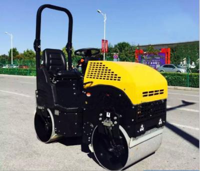 China Construction works Small Vibration Diesel Single Wheel Roller 2 Ton Double Wheel Resting Hydraulic Vibration Compactor for sale