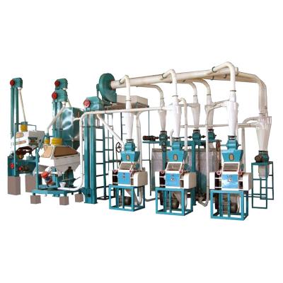 China Food Flour Grinding Mill Machine Factory Price Wheat flour corn flour processing line grinding machine equipment High-efficiency grain grinding equipment for sale