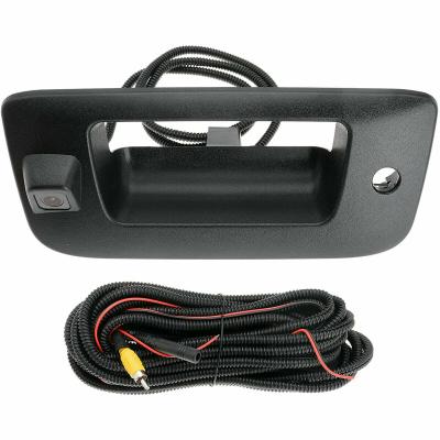 China Automotive Parts Rear View Tailgate Door Handle Backup Camera With Wire For 2007-2013 Chevy Silverado GMC Sierra for sale