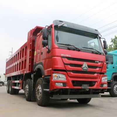 China USED TRUCK HOWO-7 Good Performance 12 Wheel 60 Ton Heavy Duty Diesel Engine 8x4 Tipper Dump Trucks For Sale With Cheap Price > 8L for sale
