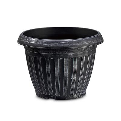 China Modern Round Outdoor Garden Plastic Orchid Plant Flower Planter Pot for sale