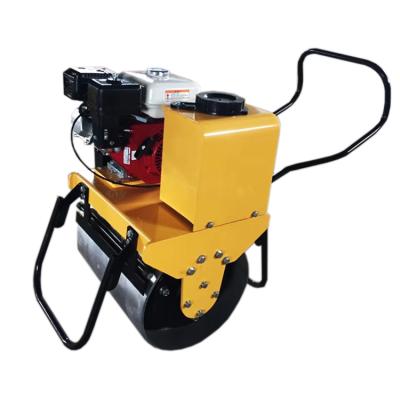China Construction works new construction machinery cheap mini walk behind single vibration road roller mini roll compactor for sale
