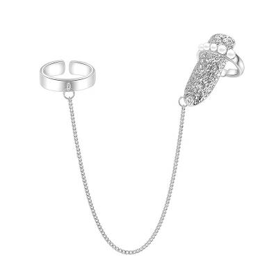 China New punk nail Ring Adjustable Opening Nail Rings from Japan and Korea tassel finger for sale