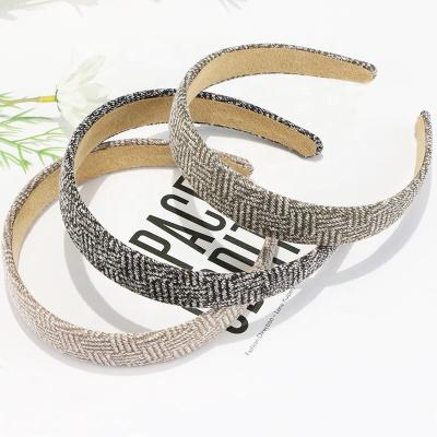 China Hot Selling High Quality Single Circle 2.5cm Hair Bands Non-slip New Design For Women for sale