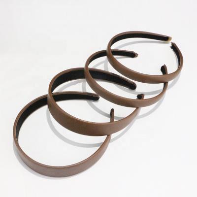China Clever Casual Hot Selling PU Leather Retro Handmade Headbands 1.8cm Head Circle for sale