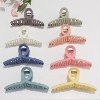 China Japan and Korea women's smart casual simple plastic large size hair claw clip hair accessories for sale