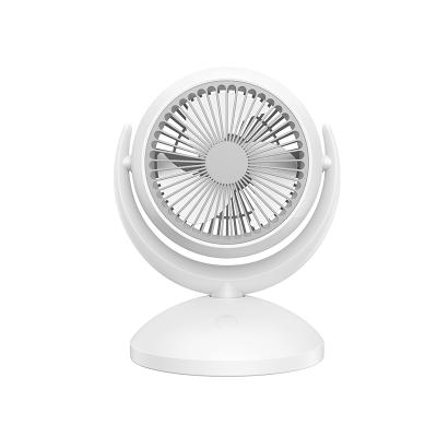China OEM Amazon 2022 Fan Rechargeable 7 Inch Desktop Fan Mute 4 Speeds 2400 mah Rechargeable Table Fan for sale