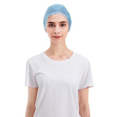 Китай Крышка доктора Bouffant Устраним Не Соткать для персонала больницы голубых PP со связями продается