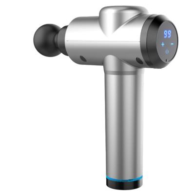 China 2021 Adjustable Body Thruster Percussion Customize Logo Sport Percussion 30 Speed 24V Massage Gun With App for sale