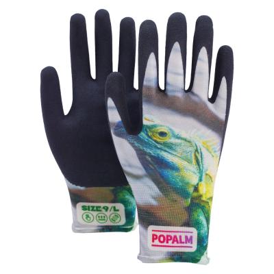 China POPALM Garden Gloves Stylish Strong Safe Precision Fit With Latex Grip for sale