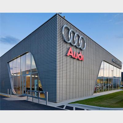 China Modern MDF Wall Cladding Panels CNC Cut Meta Laser Cut Facade Panels Curtain Walls for sale