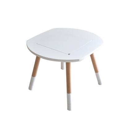 China Modern Multifunctional Solid Wood Table Children's Toy Study Table And Chairs for sale