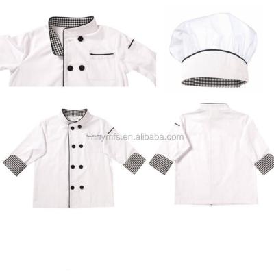 China Oem Service Bars Hotel Uniform Restaurant Breathable Chef Clothes for sale