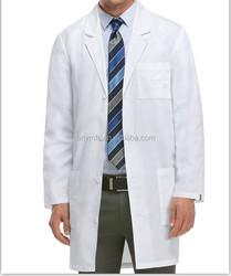 China Classical White Medical Lab Coat Waterproof Unisex Custom Sizes for sale