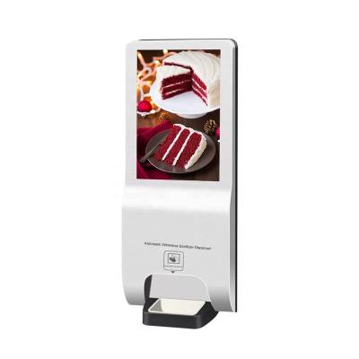 China 21.5 Inch 3G/4G/Camera/Printer/Human Sensor/LOGO Hand Free Wash Alcohol Sanitizing Kiosk LCD Display Shows Advertise Players for sale