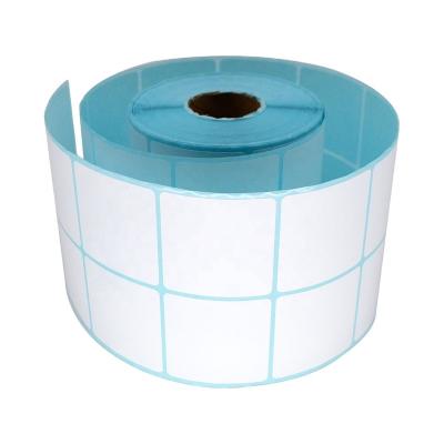 China 2x2 Barcode Inch 50x50mm 2000 Pieces Thermal Paper Adhesive Label Direct Stickers For Dymo Barcode Printer for sale