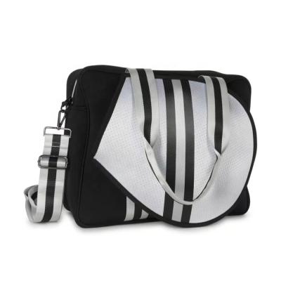 China Fashion Customized Any Styles 2022 Logo Tennis Racket Bag Fashion Sports Neoprene Tennis Bag for sale