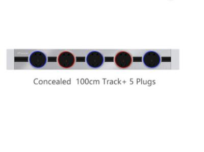 China Aluminiumenergie-Bahn-Sockel-Beweglich-modulares Fahrleitungs-Stecker-System der wand-16A zu verkaufen