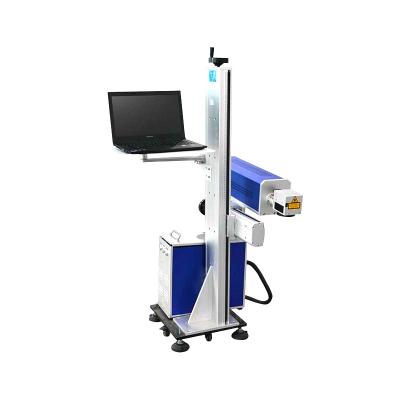 China Laser Marking Factory Release Laser Coding Machine Food Packaging Bags Bottles 60W CO2 Laser Flying Printing Machine-Machine Marking for sale